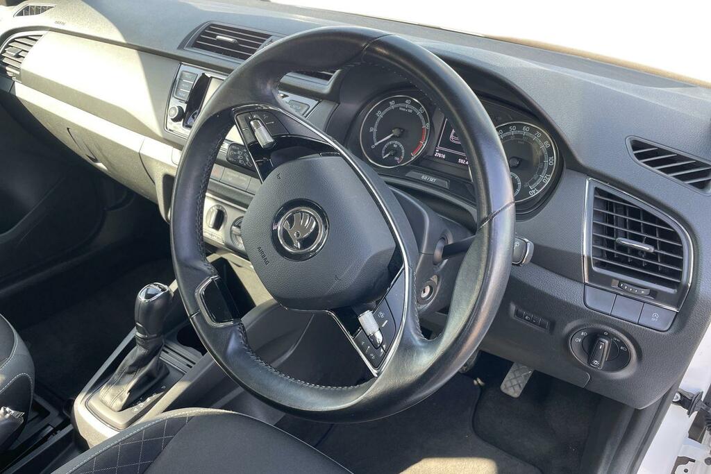 Skoda Fabia Skoda Fabia Hatch Se 1.0 Tsi 95 Ps Dsg AK70WMD White #6