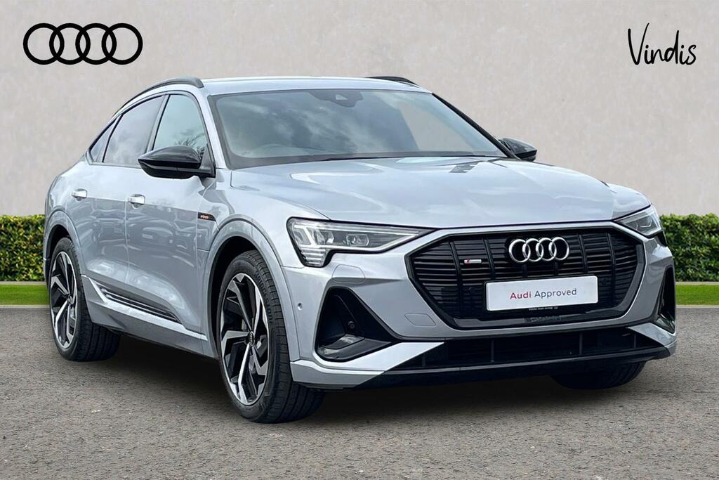 Audi E-tron Audi E-tron Sportback Black Edition 55 Quattro 300 Silver