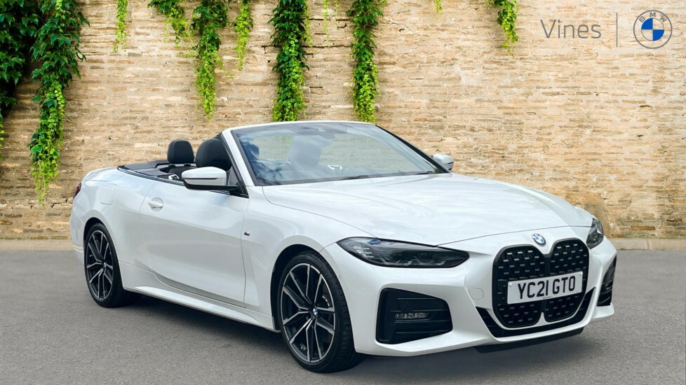 BMW 4 Series 430I M Sport Convertible White