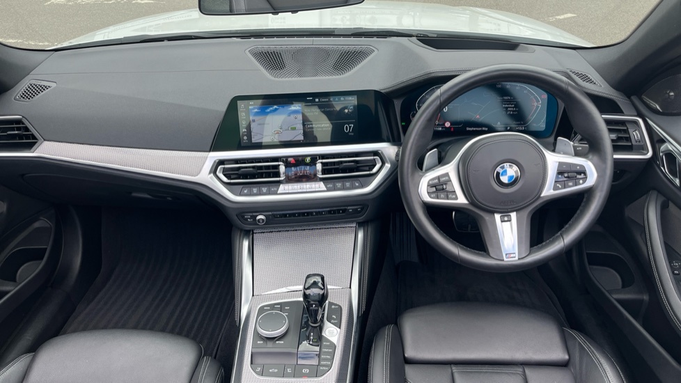 BMW 4 Series 430I M Sport Convertible White #4