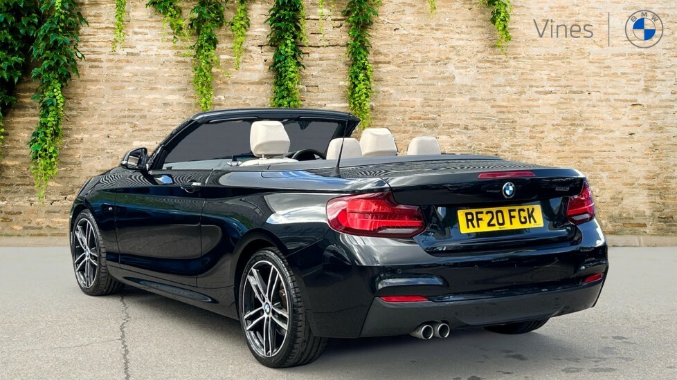 BMW 2 Series 220D M Sport Convertible Black #2