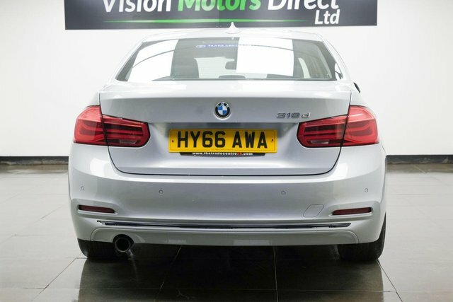 BMW 3 Series 2.0 318D Sport Euro 6 S S HY66AWA Silver #2