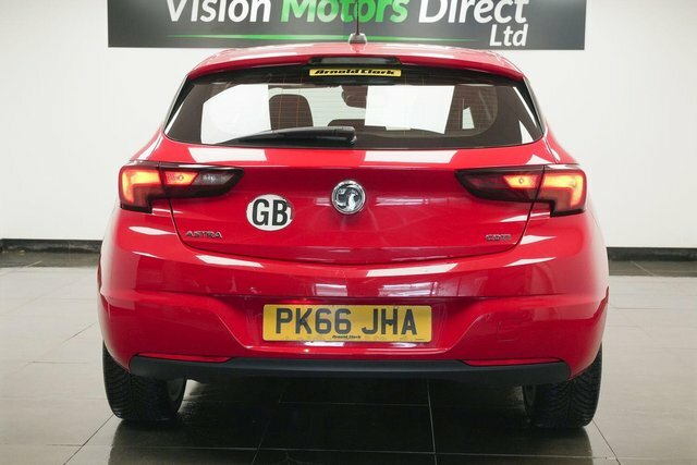 Vauxhall Astra 1.6 Cdti Ecotec Blueinjection Sri Euro 6 PK66JHA Red #2