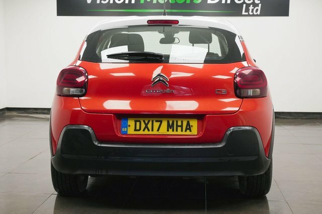 Citroen C3 1.2 Puretech Feel Euro 6 DX17MHA Orange #2