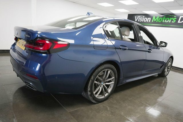 BMW 5 Series 2.0 530E 12Kwh M Sport Steptronic Euro 6 S S HX21YPN Blue #3