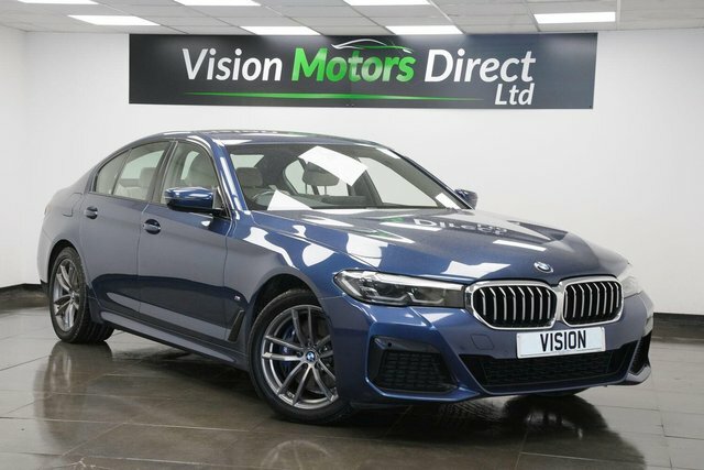 BMW 5 Series 2.0 530E 12Kwh M Sport Steptronic Euro 6 S S Blue