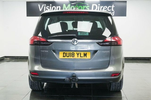 Vauxhall Zafira Tourer 1.4I Turbo Sri Nav Euro 6 DU18YLM Grey #2