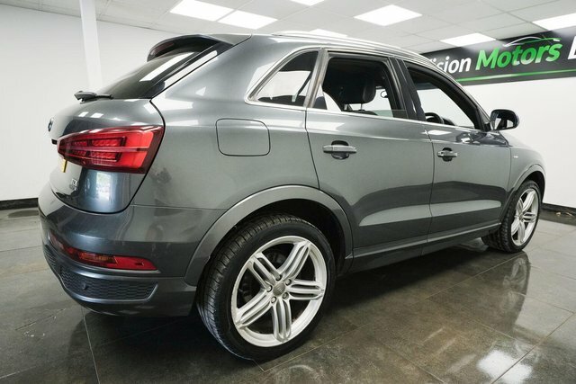 Audi Q3 2.0 Tdi S Line Plus Quattro Euro 6 S S DK15MPV Black #3