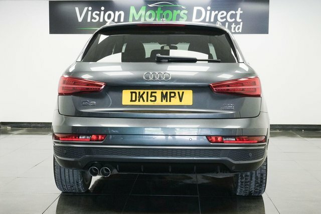 Audi Q3 2.0 Tdi S Line Plus Quattro Euro 6 S S DK15MPV Black #2