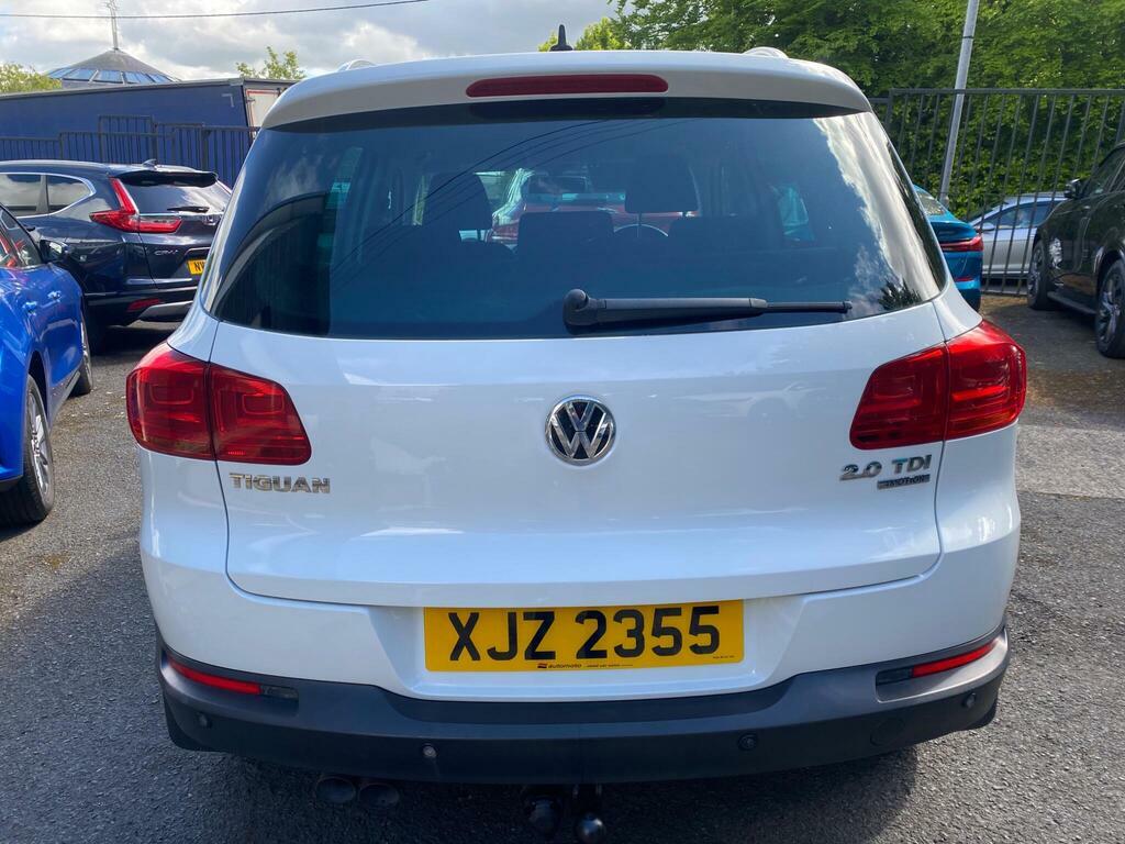 Volkswagen Tiguan 2.0 Tdi Bluemotion Tech Match Dsg 4Wd Euro 5 S S XJZ2355 White #4