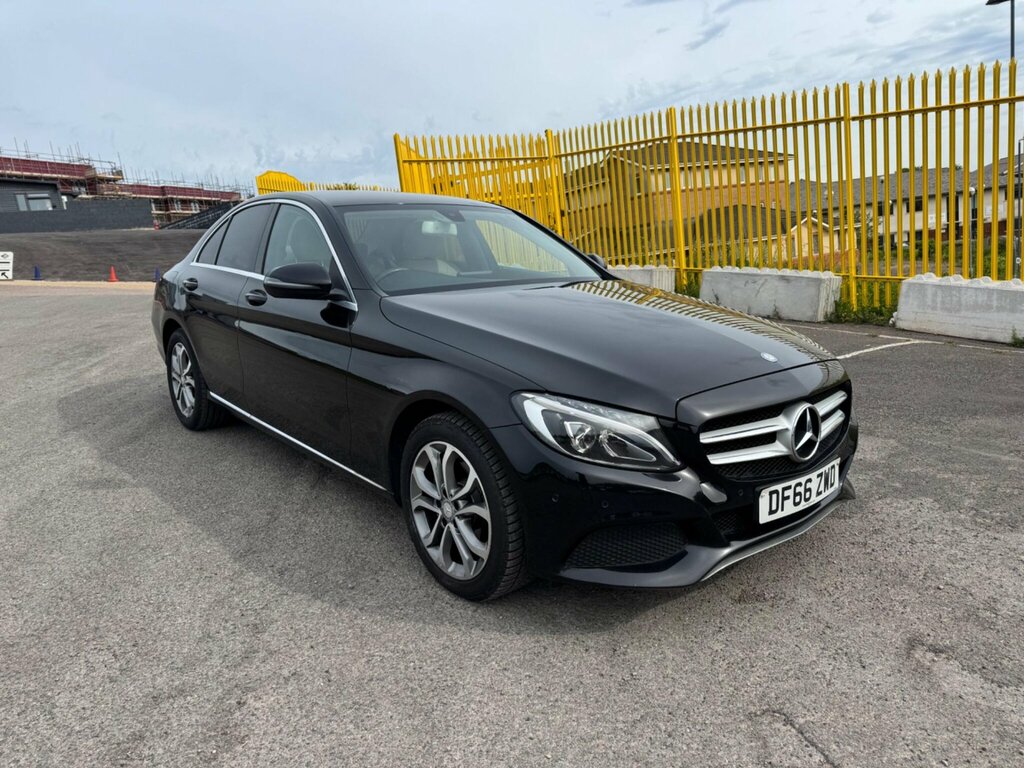 Mercedes-Benz C Class 1.6 C200d Sport Euro 6 Ss DF66ZWD Black #4