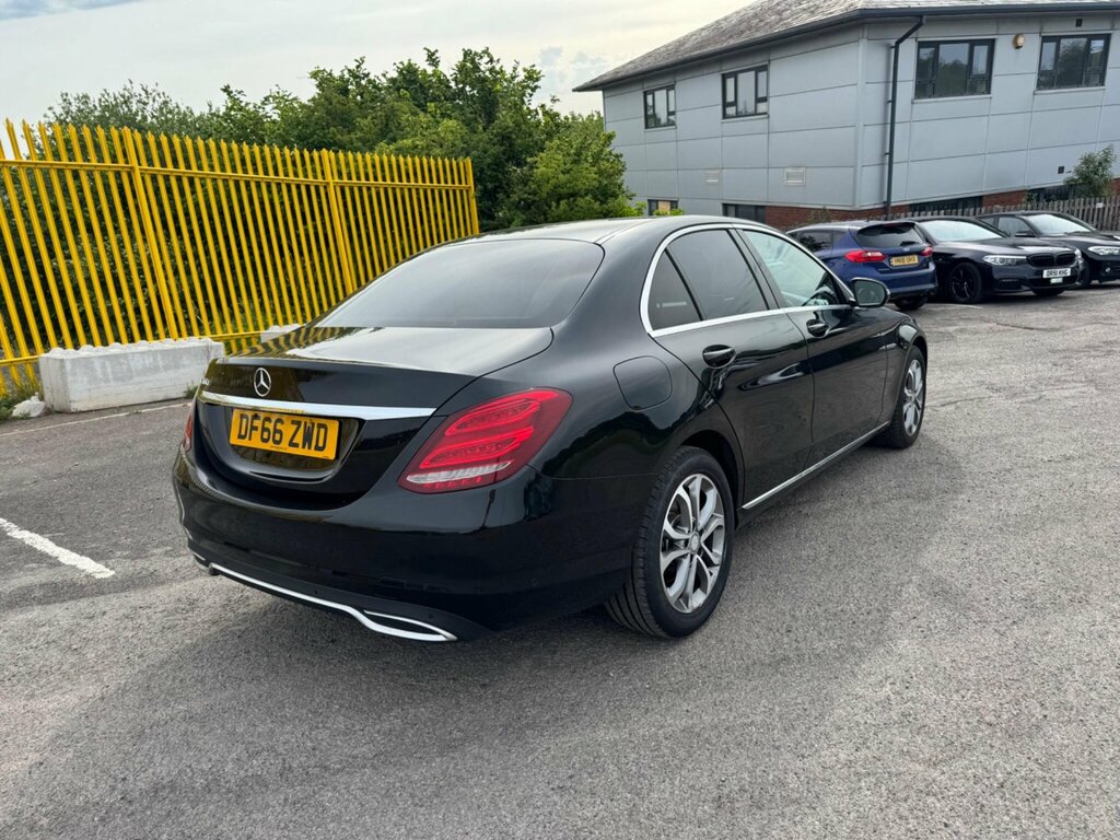 Mercedes-Benz C Class 1.6 C200d Sport Euro 6 Ss DF66ZWD Black #6