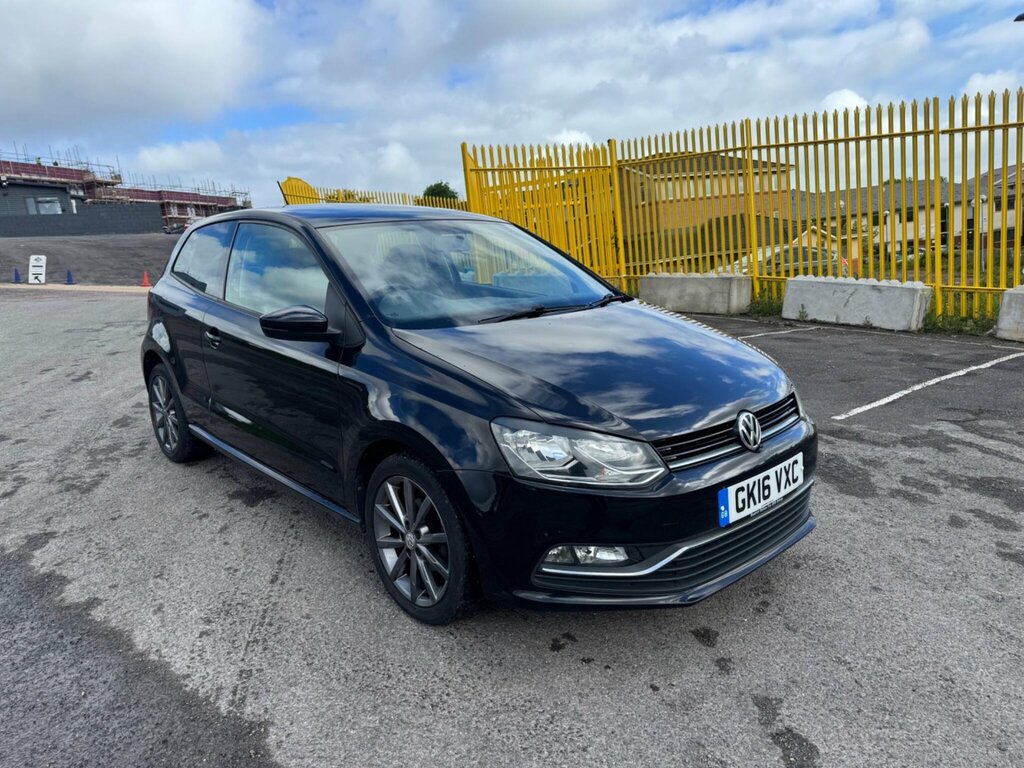 Volkswagen Polo 1.2 Tsi Bluemotion Tech Se Design Euro 6 Ss GK16VXC Black #4