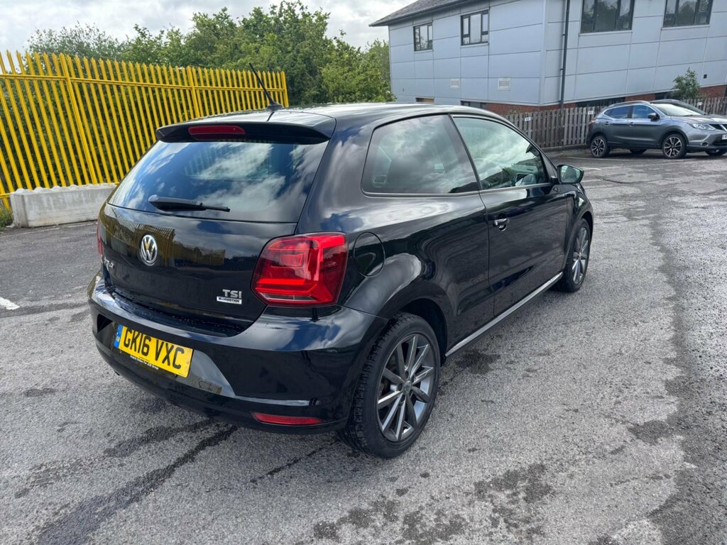 Volkswagen Polo 1.2 Tsi Bluemotion Tech Se Design Euro 6 Ss GK16VXC Black #6
