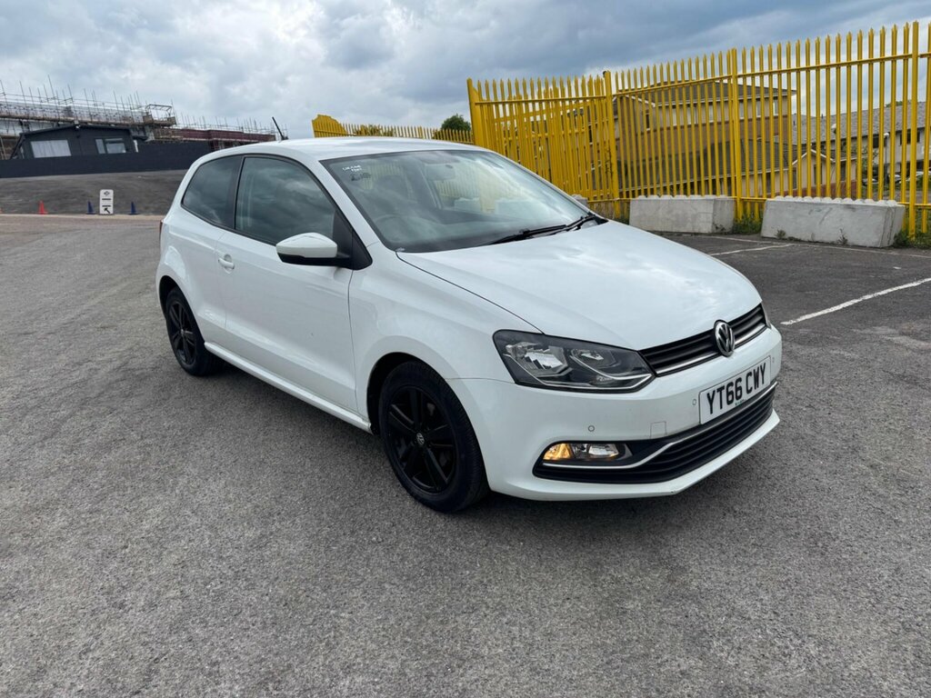 Volkswagen Polo 1.0 Bluemotion Tech Match Euro 6 Ss YT66CWY White #4
