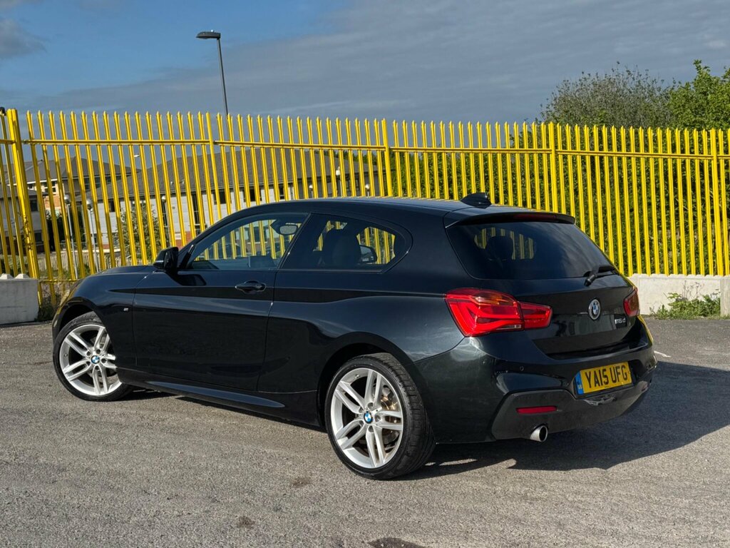 BMW 1 Series 1.5 116D M Sport Euro 6 Ss YA15UFG Black #2
