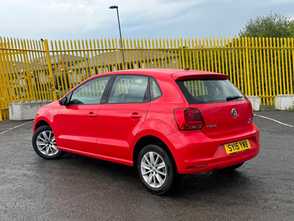 Volkswagen Polo 1.2 Tsi Bluemotion Tech Se Euro 6 Ss SY15YWB Red #2