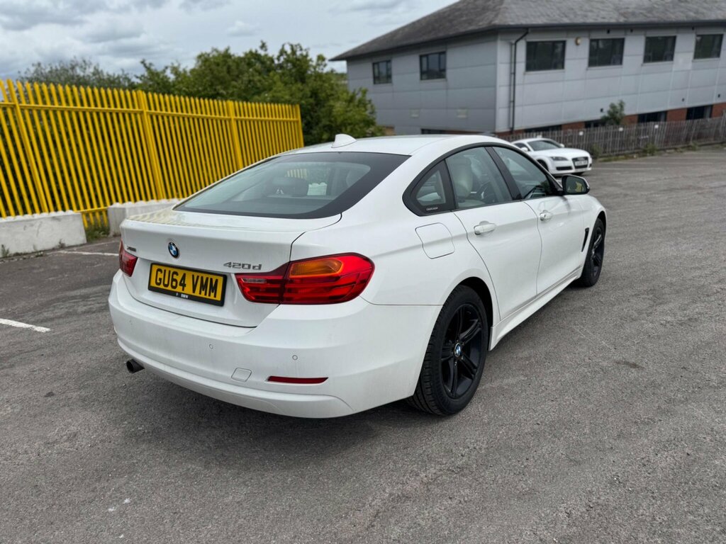 BMW 4 Series Gran Coupe 2.0 420D Se Xdrive Euro 6 Ss GU64VMM White #6