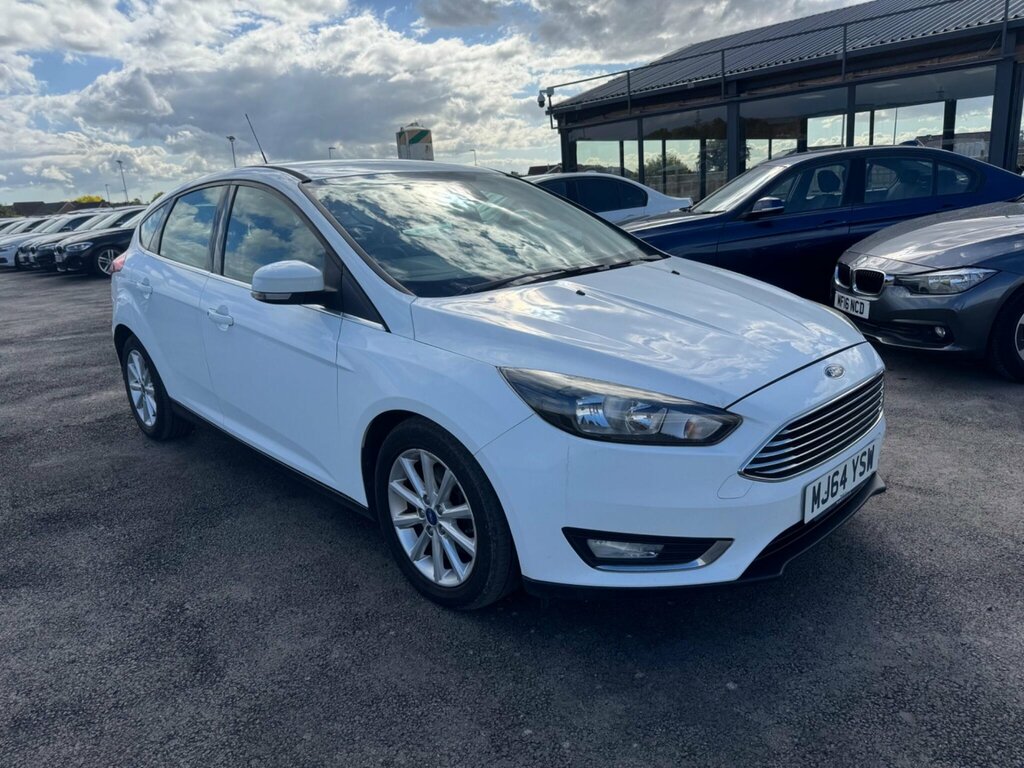 Ford Focus 1.6 Tdci Titanium Euro 5 Ss MJ64YSW White #4