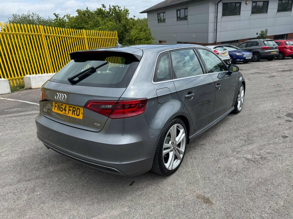 Audi A3 2.0 Tdi S Line Sportback Euro 6 Ss FN64FRO Grey #6