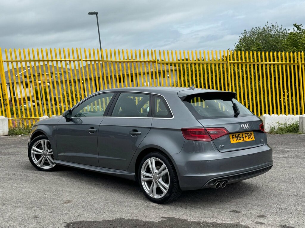 Audi A3 2.0 Tdi S Line Sportback Euro 6 Ss FN64FRO Grey #2
