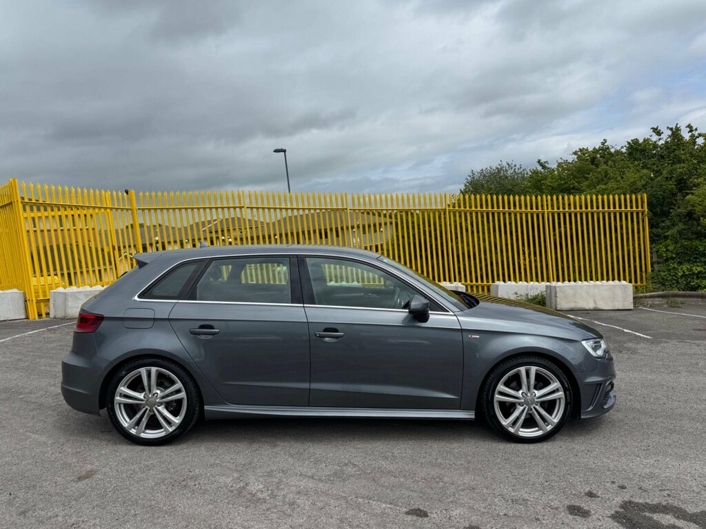 Audi A3 2.0 Tdi S Line Sportback Euro 6 Ss FN64FRO Grey #5