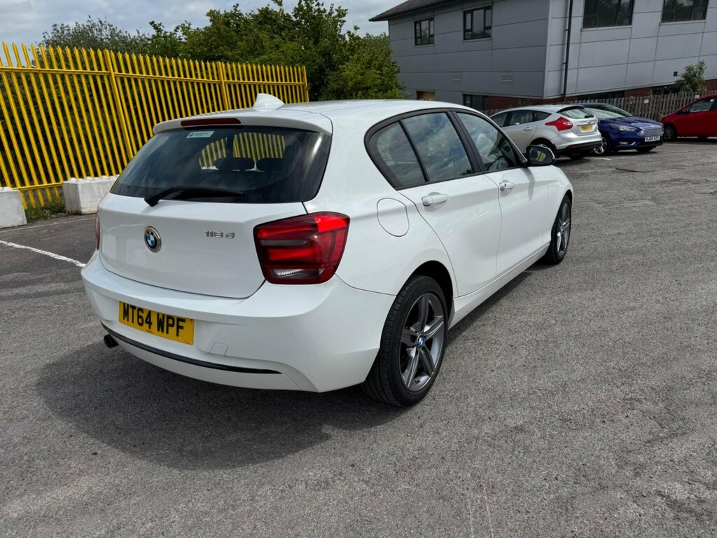 BMW 1 Series 2.0 116D Sport Euro 5 Ss MT64WPF White #6