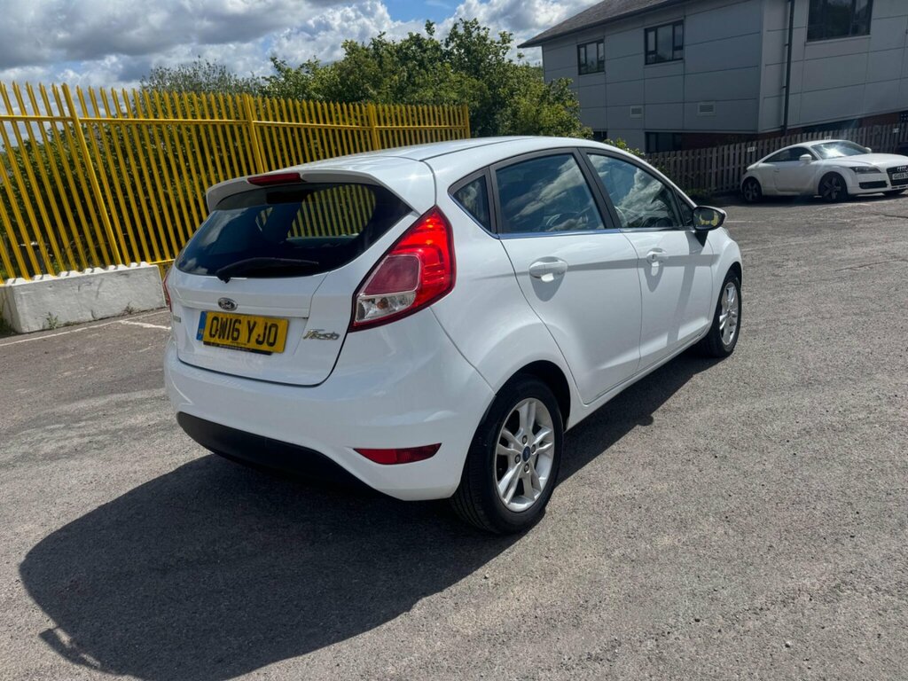 Ford Fiesta 1.0T Ecoboost Zetec Euro 6 Ss OW16YJO White #6