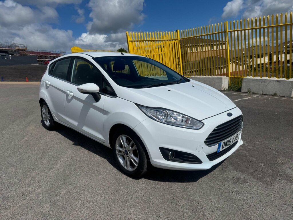 Ford Fiesta 1.0T Ecoboost Zetec Euro 6 Ss OW16YJO White #5