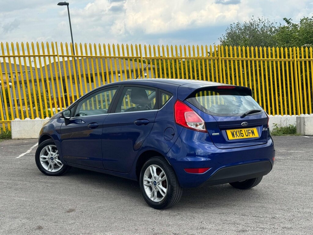 Ford Fiesta 1.0T Ecoboost Zetec Euro 6 Ss WX16UFM Blue #2