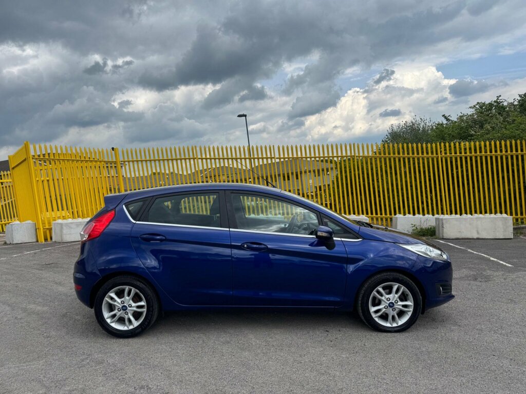Ford Fiesta 1.0T Ecoboost Zetec Euro 6 Ss WX16UFM Blue #5