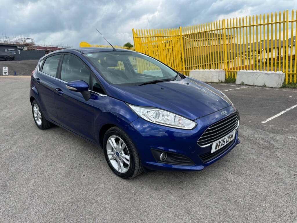Ford Fiesta 1.0T Ecoboost Zetec Euro 6 Ss WX16UFM Blue #4