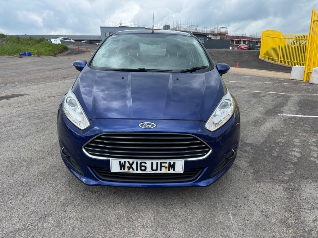 Ford Fiesta 1.0T Ecoboost Zetec Euro 6 Ss WX16UFM Blue #3