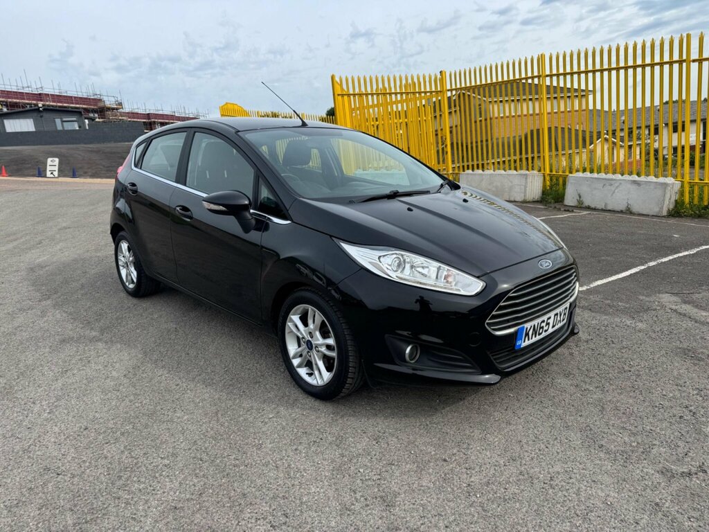 Ford Fiesta 1.0T Ecoboost Zetec Euro 6 Ss KN65DXB Black #4