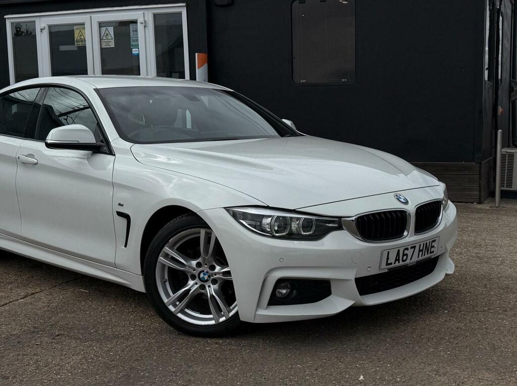 BMW 4 Series Gran Coupe Hatchback 2.0 420I M Sport Euro 6 Ss LA67HNE White #4