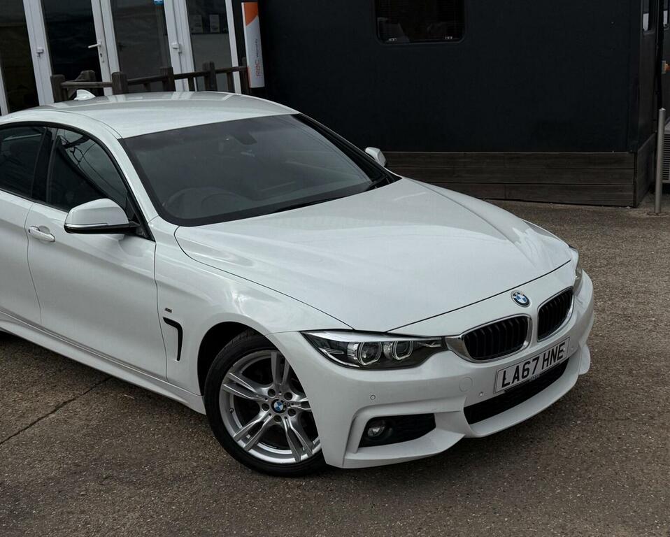 BMW 4 Series Gran Coupe Hatchback 2.0 420I M Sport Euro 6 Ss LA67HNE White #3