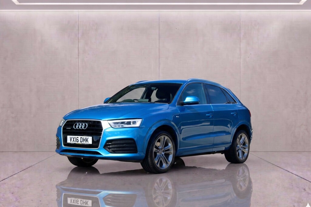 Audi Q3 S Line Tdi Quattro 4Wd VX16DHK Blue #3