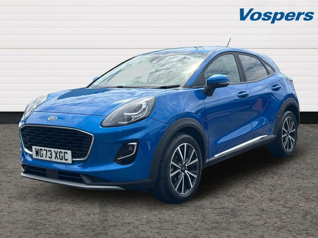 Ford Puma 1.0 Ecoboost Hybrid Mhev Titanium WG73XGC Blue #3