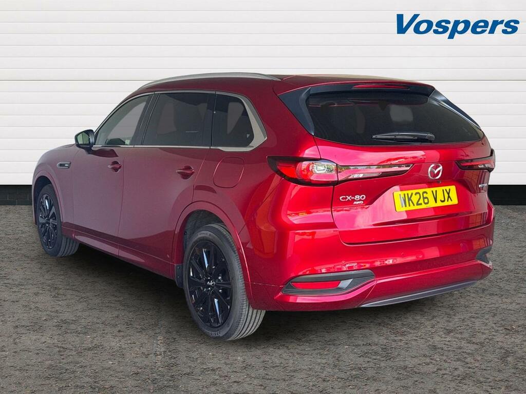 Mazda CX-80 2.5 Phev Homura Plus Awd Convdappan WK26VJX Red #5