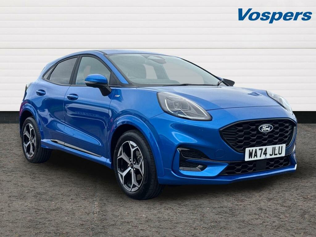 Ford Puma 1.0 Ecoboost Hybrid Mhev St-line Dct Blue