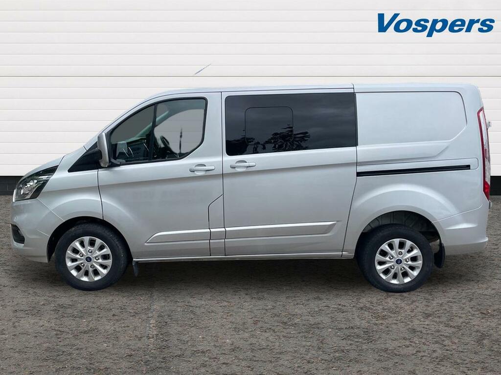 Ford Transit Custom 2.0 Ecoblue 130Ps Low Roof Dcab Limited Van WK72GYX Silver #6