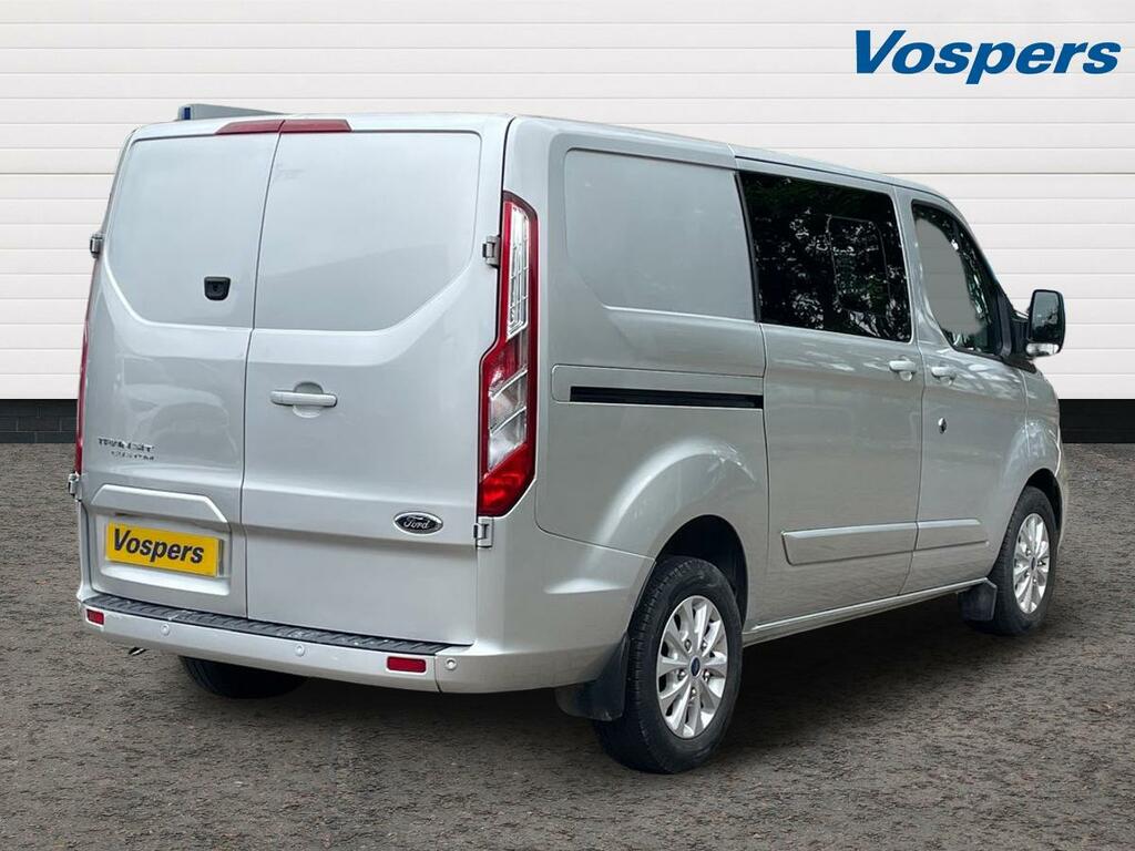 Ford Transit Custom 2.0 Ecoblue 130Ps Low Roof Dcab Limited Van WK72GYX Silver #3