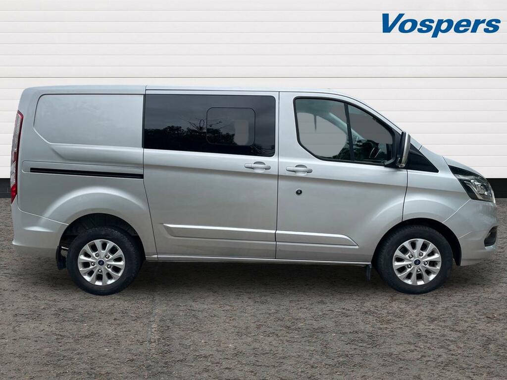 Ford Transit Custom 2.0 Ecoblue 130Ps Low Roof Dcab Limited Van WK72GYX Silver #2