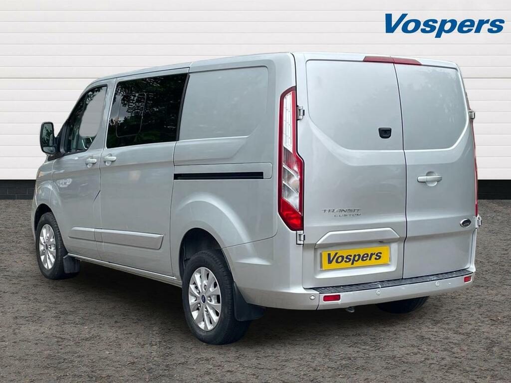 Ford Transit Custom 2.0 Ecoblue 130Ps Low Roof Dcab Limited Van WK72GYX Silver #5