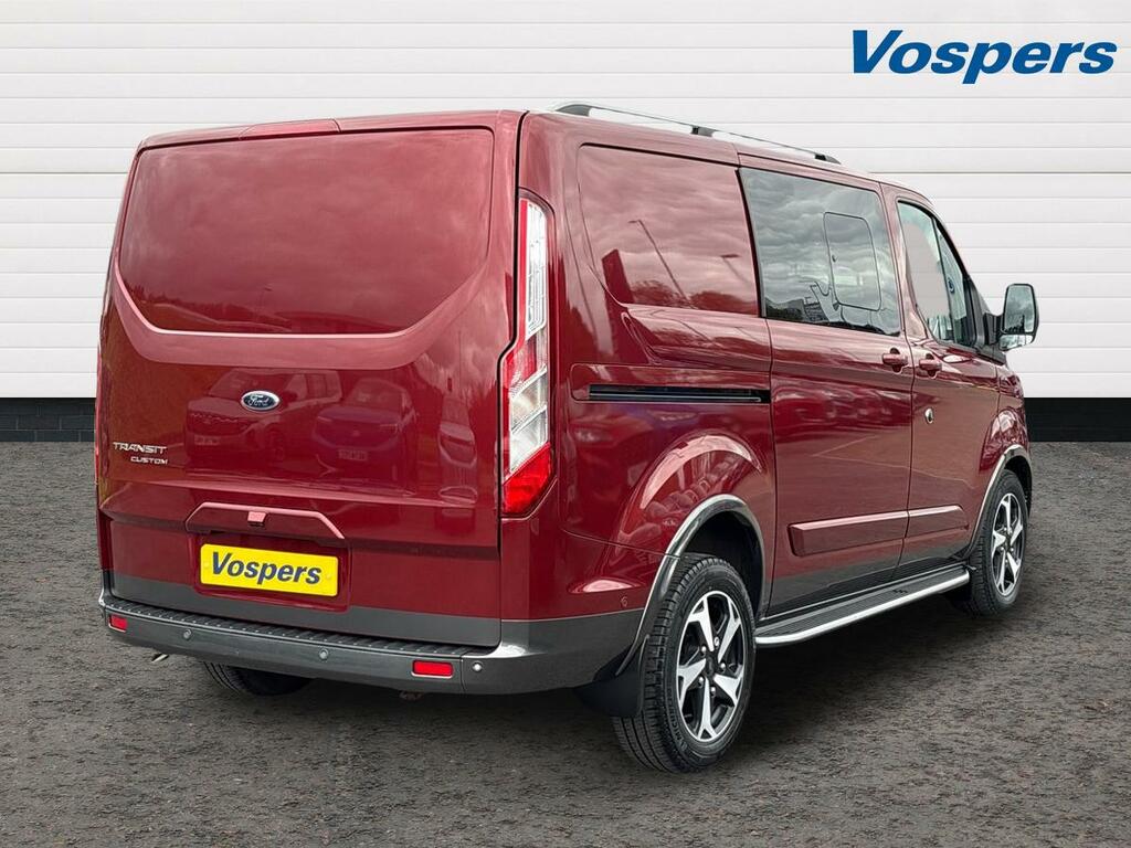 Ford Transit Custom 2.0 Ecoblue 170Ps Low Roof Dcab Active Van WG21FRC Red #3