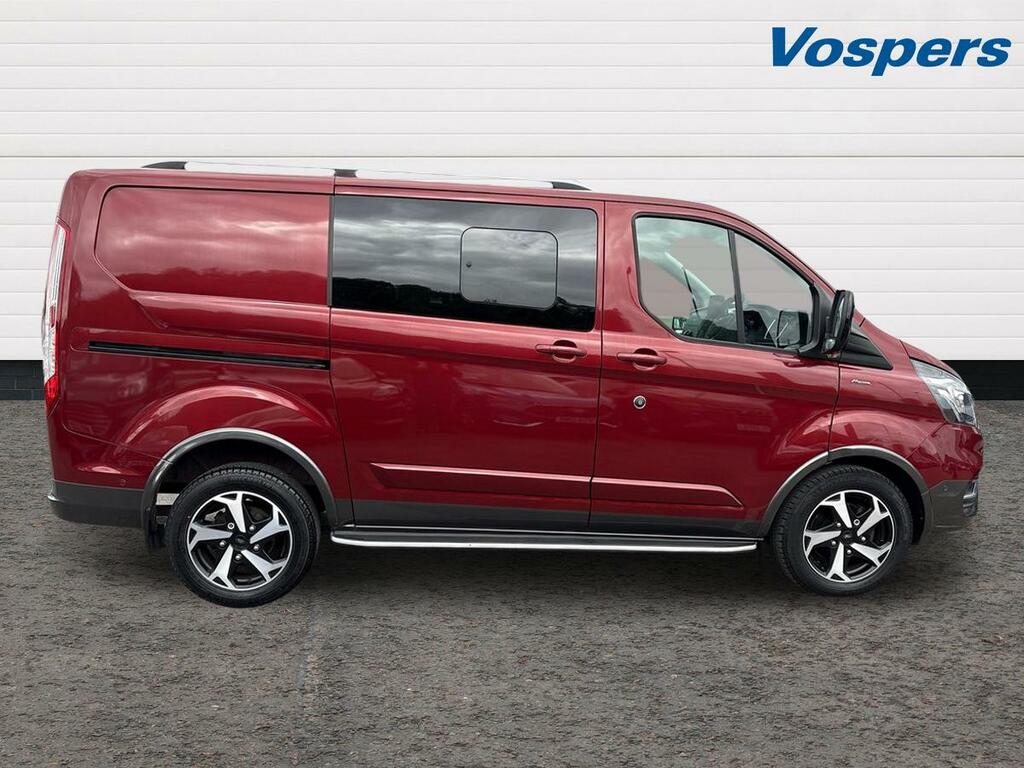 Ford Transit Custom 2.0 Ecoblue 170Ps Low Roof Dcab Active Van WG21FRC Red #2