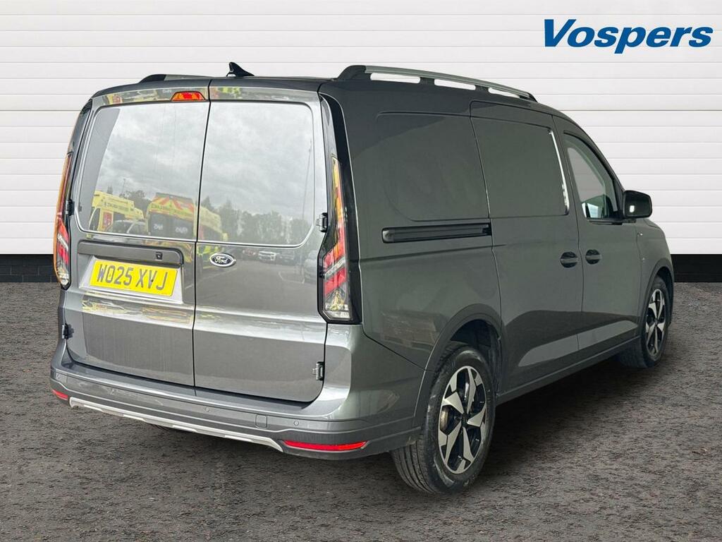 Ford Transit Connect 1.5 Ecoboost Phev 150 Active Flexcab Van WO25XVJ Grey #3