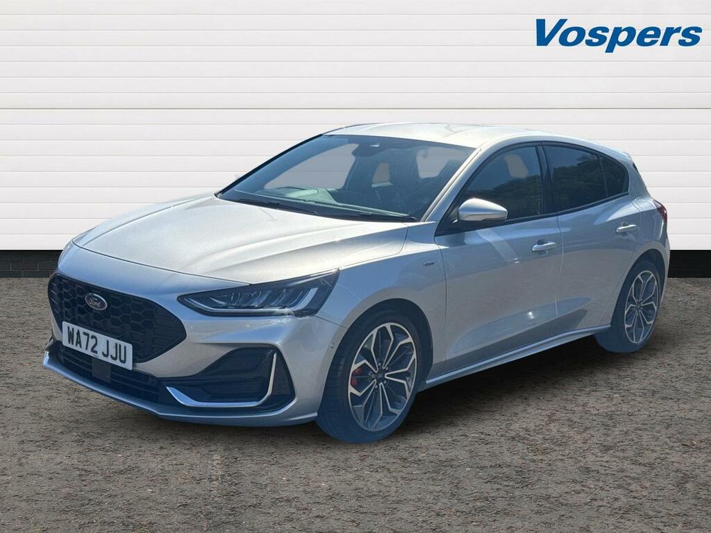 Ford Focus 1.0 Ecoboost Hybrid Mhev 155 St-line Vignale WA72JJU Silver #3