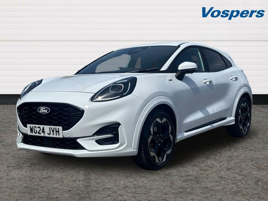 Ford Puma 1.0 Ecoboost Hybrid Mhev St-line X Dct WG24JYH White #3