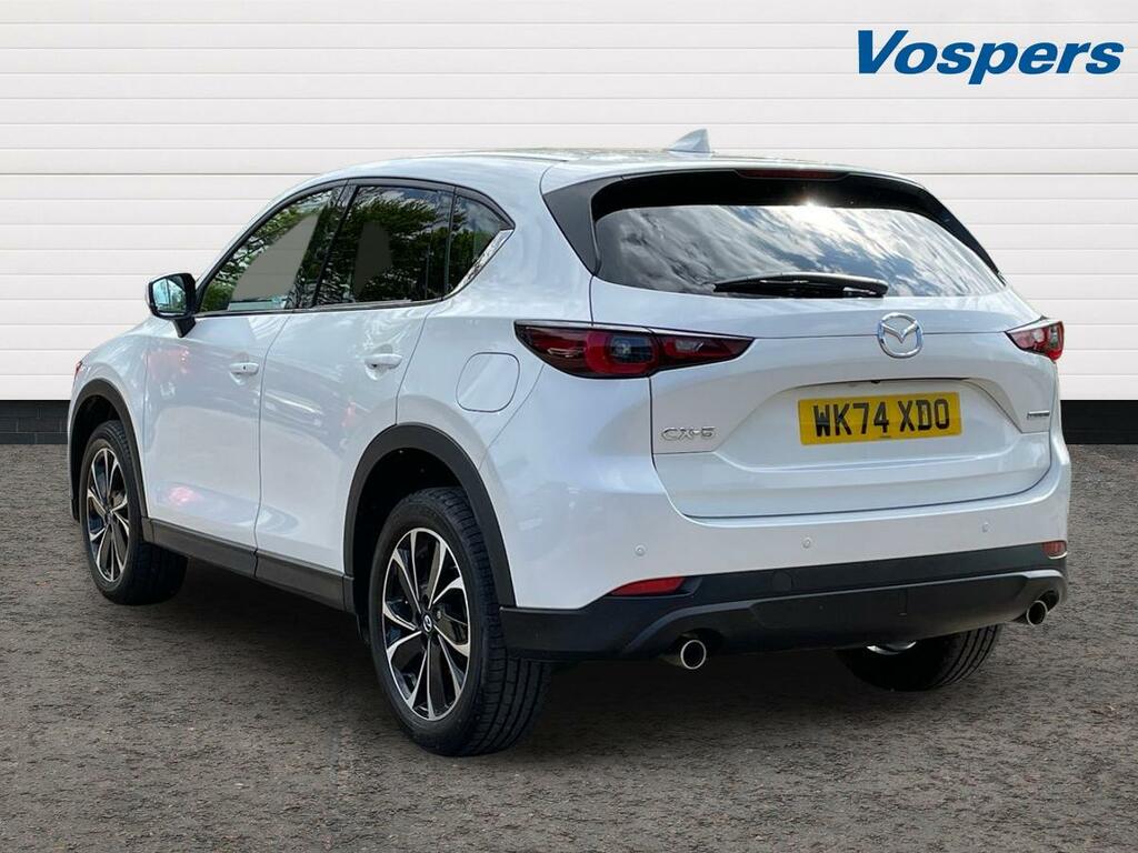 Mazda CX-5 2.0 E-skyactiv G Mhev Exclusive-line White #5